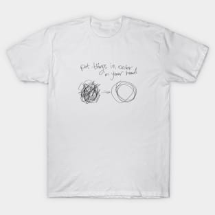 put_things_in_order_in_your_head T-Shirt